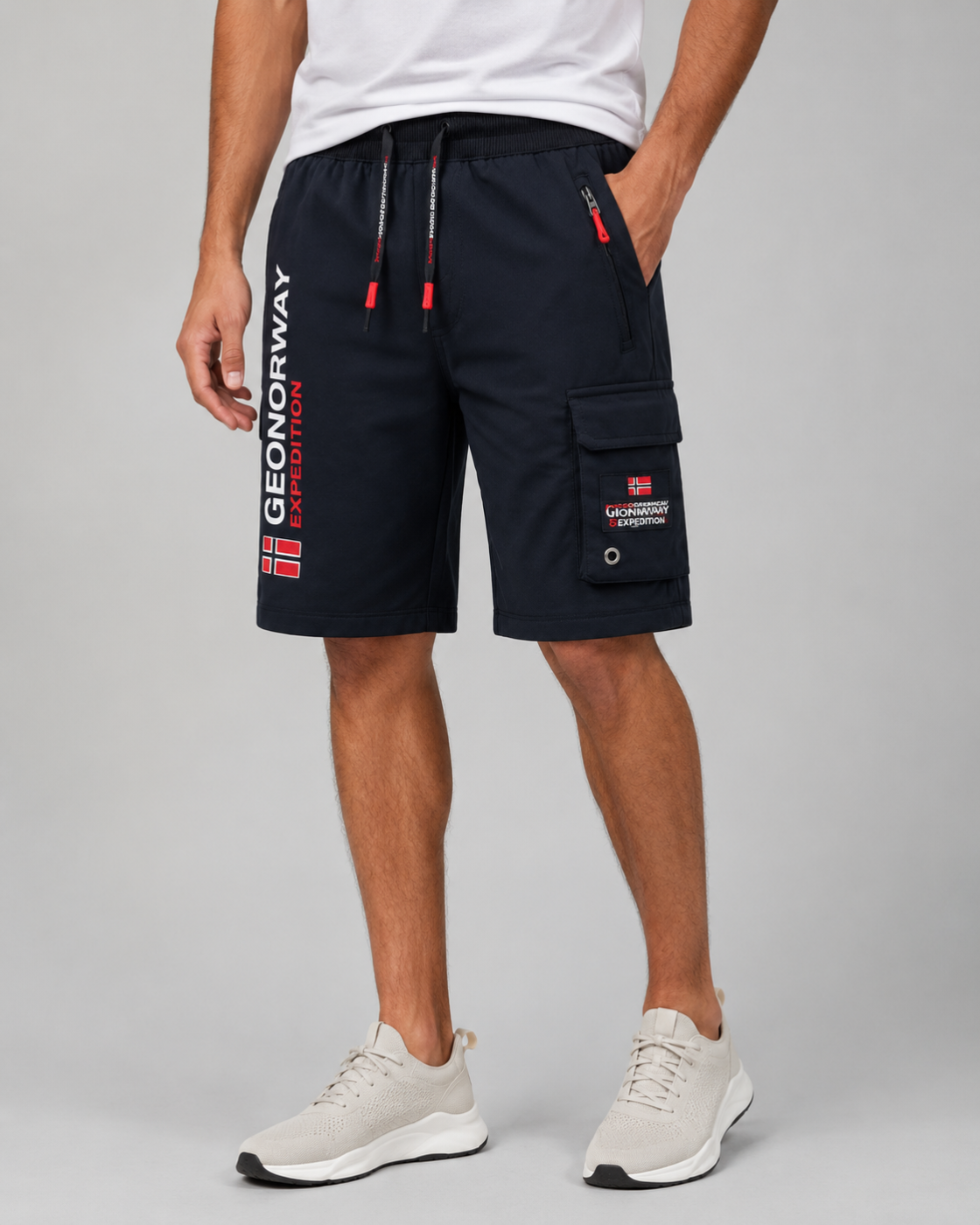 Short homme Geographical Norway – Bleu marine Expedition