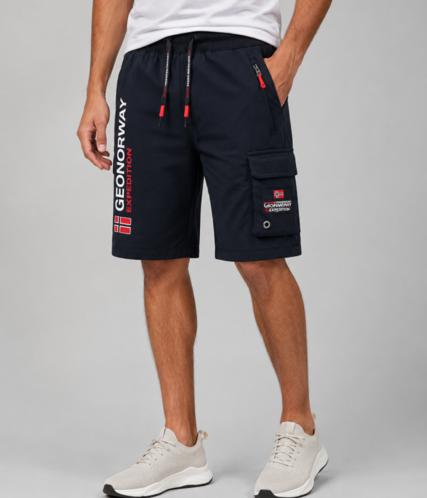 Short homme Geographical Norway – Bleu marine Expedition